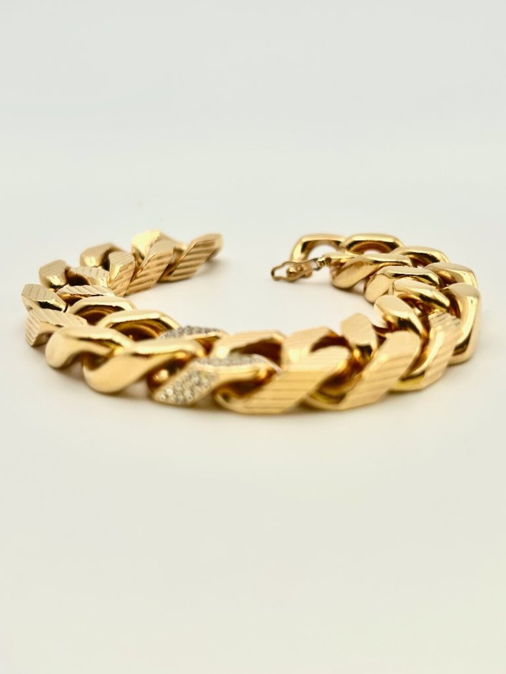 Vita Fede Crystal Franco Link Bracelet